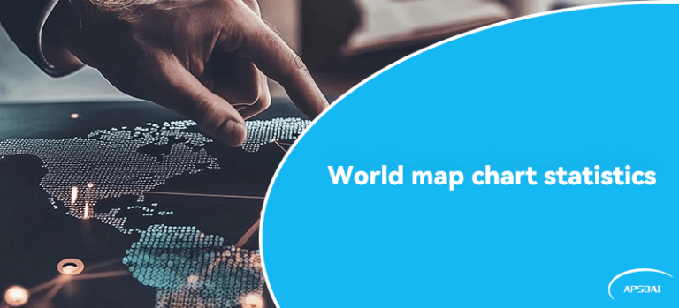 World map chart statistics feature